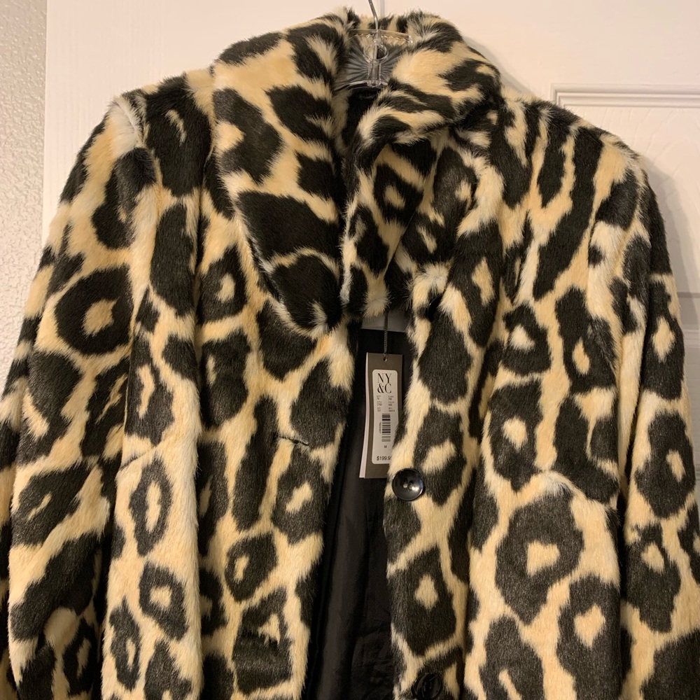 Cheetah Print Eva Mendes Coat from NY & Co. - Picture 6 of 8